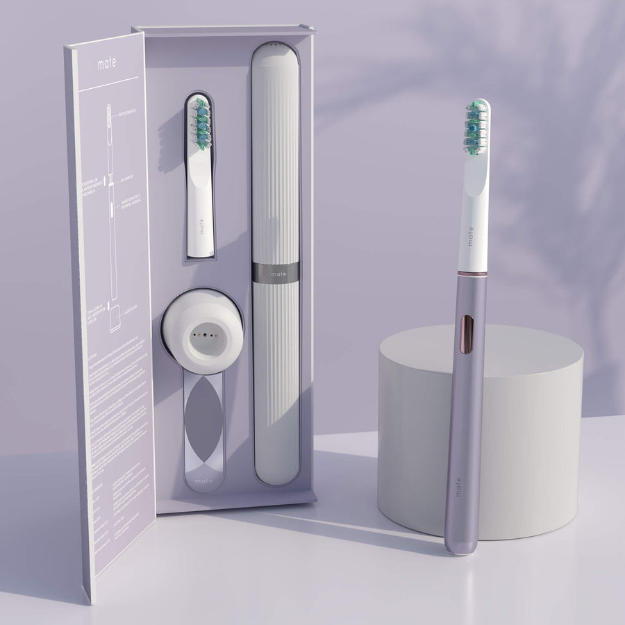 Sonic toothbrush purple